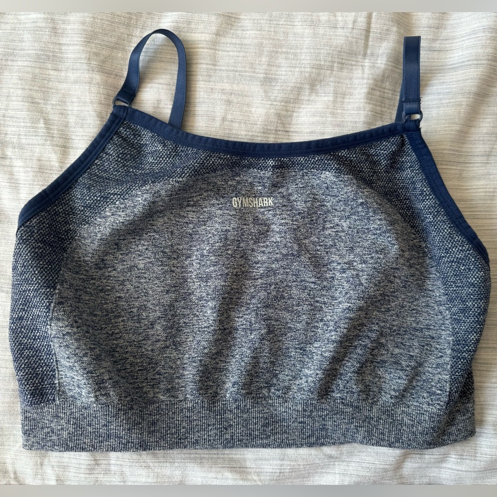 Gymshark Flex Strappy Sports Bra-Light Blue